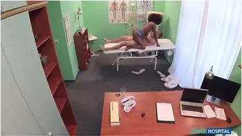 Ebony Queen Jasmine Webb Fucks A Doctor All Over His Surgery