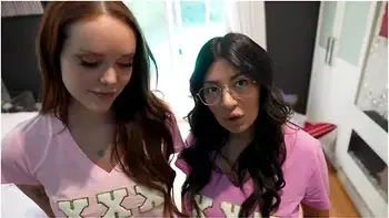 Big Tit College Sorority Sluts Tag Team Their Advisor - Cami Strella X Chloe Foxxe X Lev Lieben