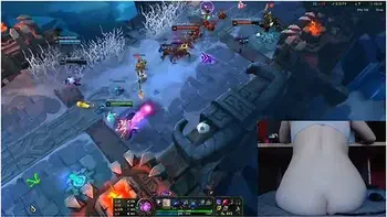 Gamer Girl And Luna Legend - Anal For Every (inflatable Plug) I Almost Cried League Of Legend #7 Luna