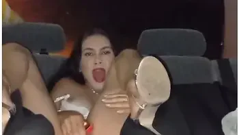 Rosemary Gene Uses A Vibrator On Her Tight Wet Pussy In Her Car