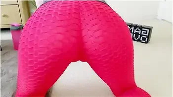 Joi From Personal Trainer With Puffy Pussy Lips Goes Into A Hot Downward Doggy Pose!