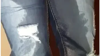 Alice - Totally Desperate, Peeing My Jeans & Showing Pussy