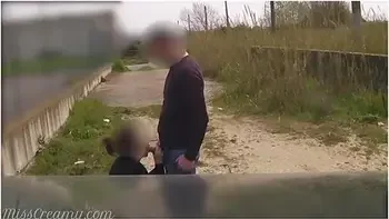 Teacher Asks Her Student 18+ To Fuck Outdoors On Car Hood - Risky Public Sex - Misscreamy