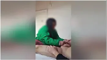 Mexican Beautician Works From Home With Naked And Satisfied Client