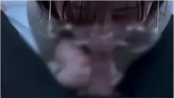 A Girl With Neat Glasses Gets Ejaculated In The Mouth