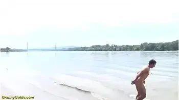 Stepson Loves Bbw Stepmom On Public Beach