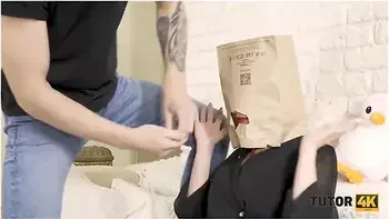 Cherry Aleksa And Martin Spell In Student 18+ Roughly Drills Submissive Blond Teacher On The Couch