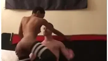 Slim Thick Ebony - Short Haired Ebony Sucks And Rides White Cock In Family Room