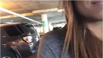 Peeing In Crowded Parking Lot - Almost Caught