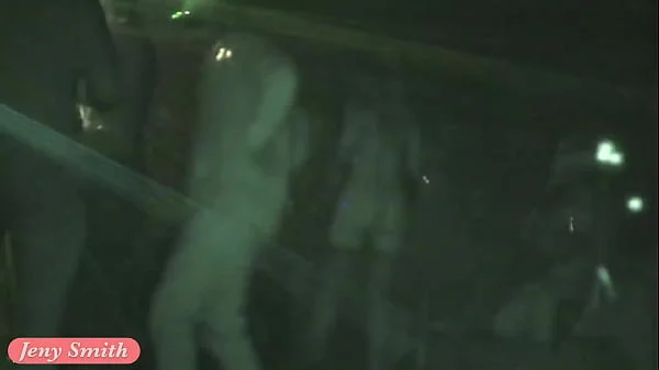 Crazy Halloween bottomless. Upskirt and real hidden cam in night club by Jeny Smith