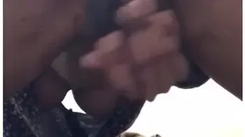 Ebony Masturbates In Bathroom At Family Reunion