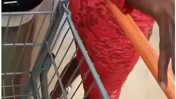 Behind The Slut Walk In Supermarket
