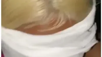 Blonde Ebony Slut Swallowing Dick *sloppy