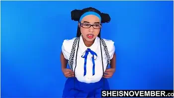 4k 60fps All Black Gigantic Nipples, Areolas, & Titties With Panties Exposed