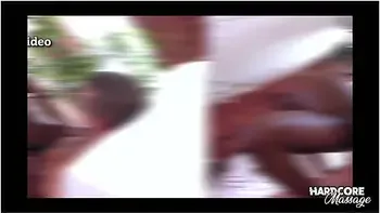 Cute Ebony Babe Banged By Masseur At