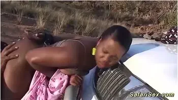 African Safari Jeep Backseat Sex