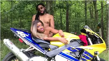Don Whoe Bends Nina Rivera Over On His Crotch Rocket And Pounds Her Red Pussy Hard Outdoor Sex Black