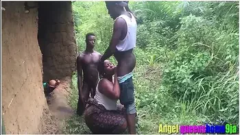 Some Where In Africa, Married House Wife Caught By The Husband Having Sex With Stranger In Her Husband Local Hurt At Day Time,watch The Punishment He Give To Them (softkind Fucksy)( Bangking Empire)(