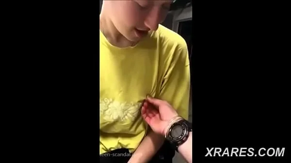 Real Slut Flashes her Tits and Rubs My Hard Cock During Class