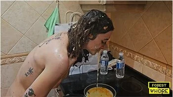 I Am Preparing The Most Disgusting Omelette In My Slave Girls Life. Enjoy This Filth