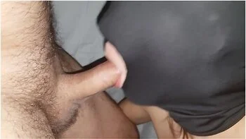 Gagging Blowjob With Massive Facial