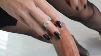 Office Brunette Angel The Dreamgirl Amazing Handjob Tease with Cumshot