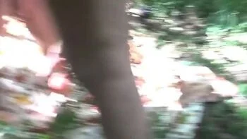 Italian Lady Surprised by Giant Cock in Park - Big Tits Amateur Outdoor Blowjob