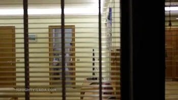 Naughty Lada Brunette MILF Flashing Neighbor Peeking Voyeur HD