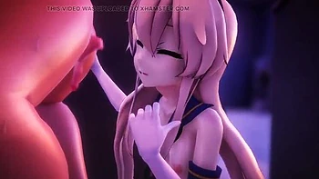 Japanese Hentai 3D Handjob in Bathroom with Panties and Hogtied Velvixian