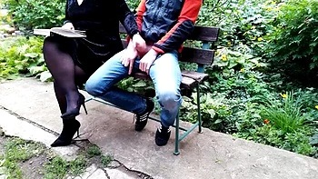 Horny Stepmom Fucks Me Again in Pantyhose