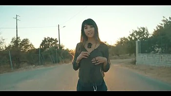 DaringKiara's Car Fingering Solo in Countryside - Amateur Asian Goddess Masturbates in 4K HD