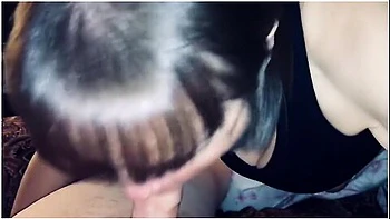 Stepmom Sucking Her Stepson Dry. Cum Oozing From The Corners Of Her Mouth