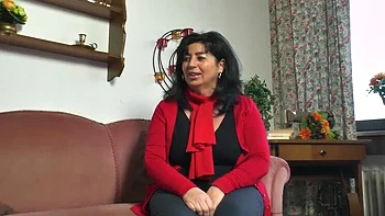 German Granny Solo Action - Big Boobs & Fingering Fun