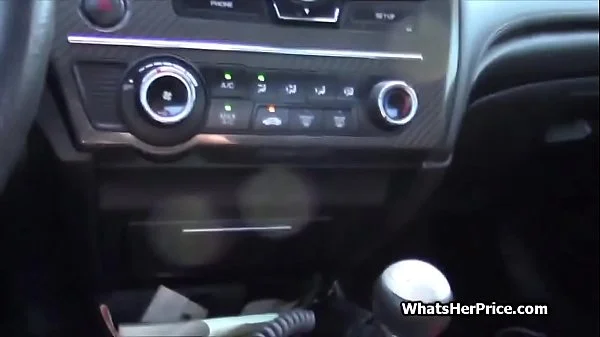 Picking up slim blonde for a paid quickie