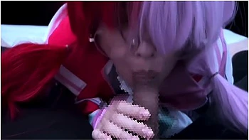 One Piece Diva Uta In Glasses Takes Him To A Virtual Space To Gokkun Blow His Dick