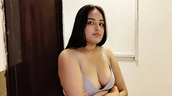 Indian Ayushi Bhabhi Having Sex With Big Condom Cock, Hindi Video