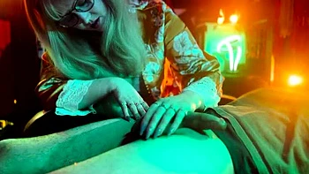 Step Mommy Secret Handjob Edging To Perfect Cumshot