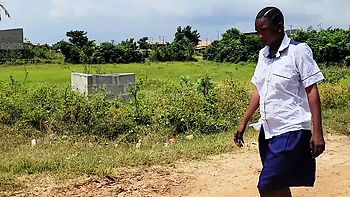 Random College Girl Fucked Hard Outdoor by BBC in Doggy Style