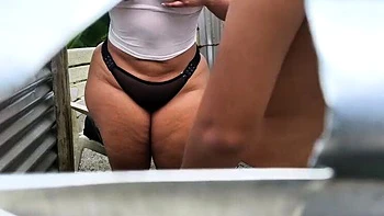 Public Booth Peep Hole Sex Tape - Katrina4deluxe & Pampammedallo Big Ass Colombian Voyeur