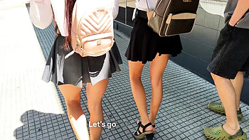 Katty West & Kate Rich: Good Girls Suck Cock Instead of Studying - Russian Teen Blowjob POV