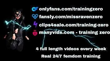 Amateur Femdom Spanks Slave With Cane - Anal Pegging & Prostate Massage