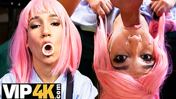 Hot Latina Charlie Dean Pays Debt With Sex - Megan Nicole Seduces For Big White Cock Action