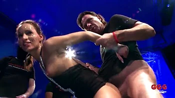 John Thompson Oral Gangbang with German MILF Heidi Van Horny - Blowbang Bukkake & Deep Throat Cum