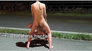 [outdoor Exposure] Both Naked And Open! I Feel Bolder And Happier At Night