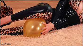 Air Balloon Looner Fetish Play, You Are Inflatable Balloon! Femdom Latex Rubber Pov With Arya Grander