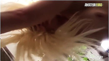 Mature Slut Oxana P. Fingers Her Juicy Twat Then Gets Banged Good