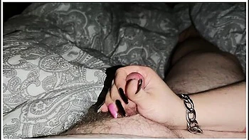 Handjob With Black Long Nails *precum&cumblast