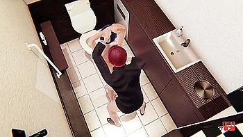 Car Toon In Chainsaw Man Yaoi - Aki Fucked In A Public Toilet