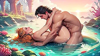 Car Toon In Alien Prince And The Mermaid Queen,love Across Two Worlds Fantasy