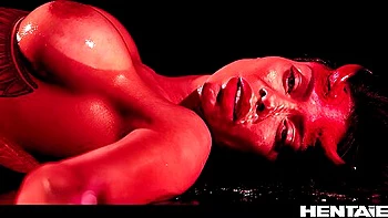 Canela Skin - Demon Girl Bondage Cumflation As The Devil Gets Creampied & Monster Quad Penetration